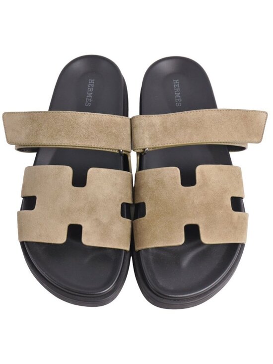Hermes Sandals Chypre Logo Leather Shoes main image 5